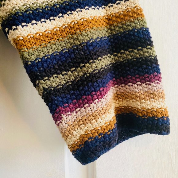 Cozy and Comfy Multicolor Oversized Knit Sweater by EXPRESS | Size: Large - Picture 3 of 4